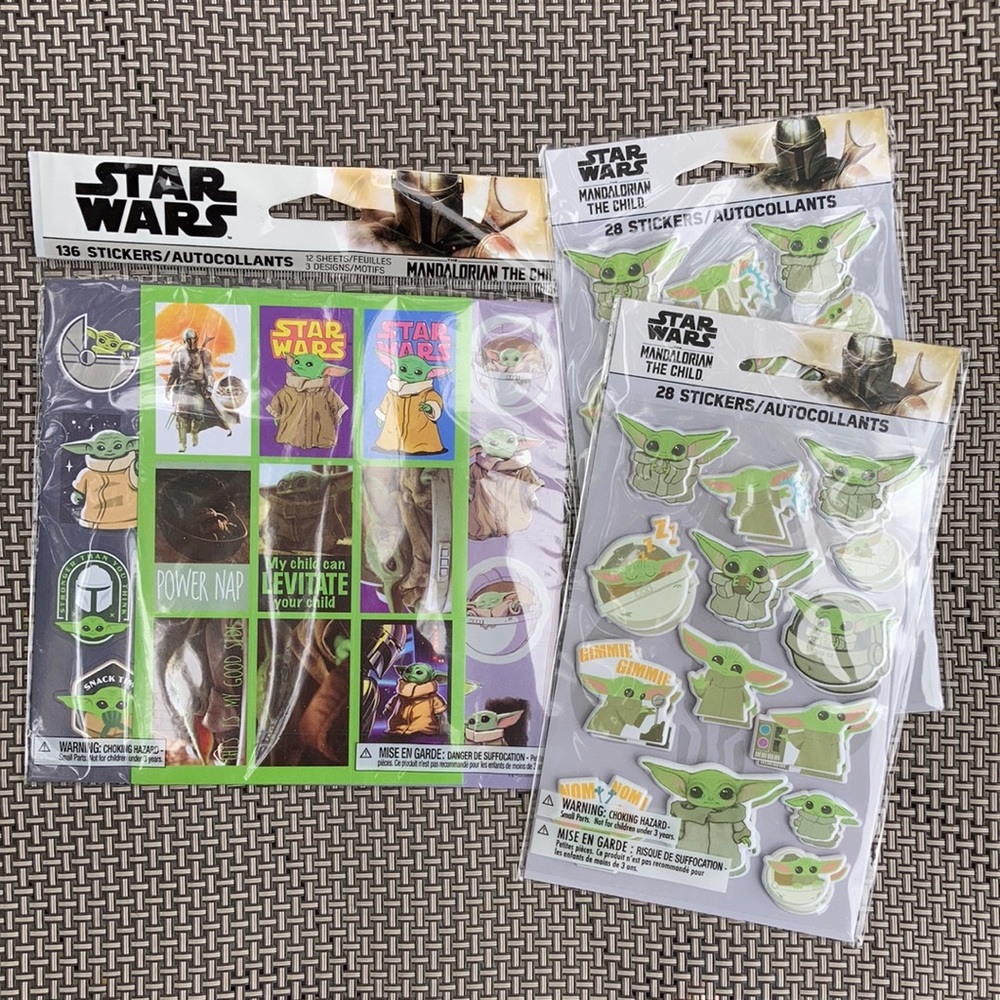 ⚜️Star Wars Mandalorian Sticker Bundle! NWT!
